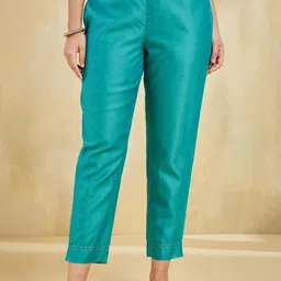 Fabindia Women Embroidered Trousers-picture-11