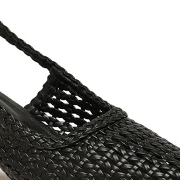 flat n heels Flat n Women Kitten Pumps with Laser Cuts Heels image 2