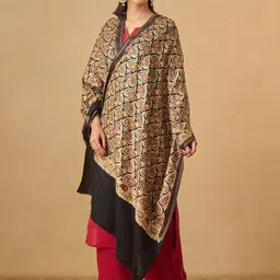 Pashmoda Floral Embroidered Zari Kashish Shawl-picture-37