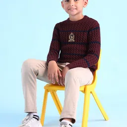 U.S. Polo Assn. Kids Boys Striped Pullover-image-75