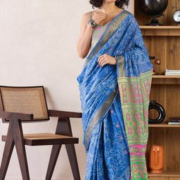 Moda Rapido Bandhani Printed Zari Saree-picture-5