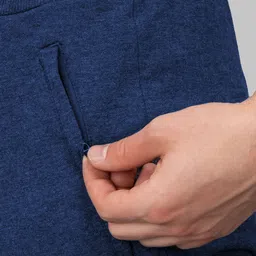 MACHO Men Cotton Relaxed-Fit Loop Knit Track Pants image 5