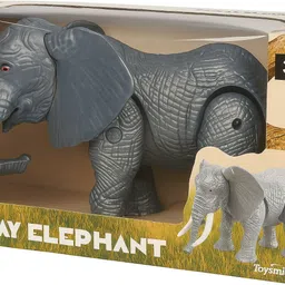 bsn Spray Elephant Toy with Light, Sound & Water Spray for Kids (Grey)-picture-16