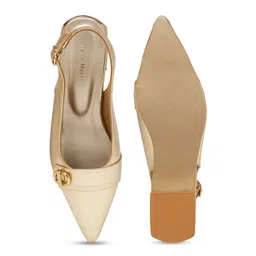 flat n heels Flat n Women Shinny Heels Block Mary Janes Heels image 4