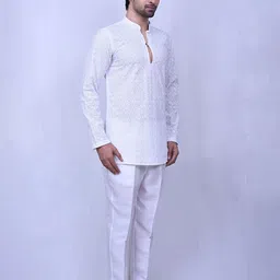 Arihant Rai Sinha Men Ethnic Motifs Embroidered Thread Work Kurta image 4