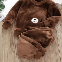 Babymoon Unisex Kids Printed T-shirt with Pyjamas-picture-23