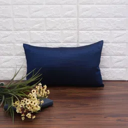 RoyalDeco Navy Blue Set of 2 Rectangle Cushion Covers image 3