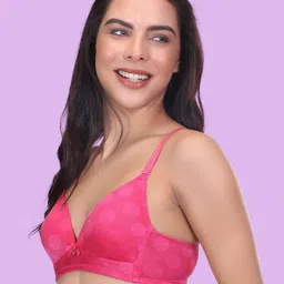 Amour Secret Polka Dot Bra Full Coverage Lightly Padded image 3