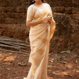 WOVENSTOCK Woven Design Zari Pure Silk Kanjeevaram Saree-picture-25