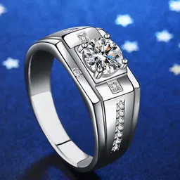 MEENAZ Silver-Plated American Diamond StuddedFingerRing-picture-22