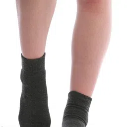 Moda Rapido Women Solid Ankle Length Woolen Socks image 4