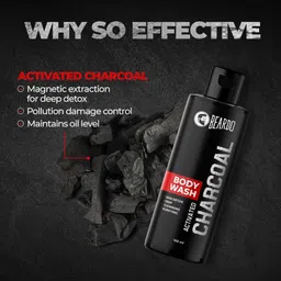 beardo Charcoal Detox Kit | Face Wash, Body Wash & Face Scrub and Mafia Deo For Men image 5