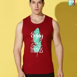 WOOSTRO Men Pack of 2 Typography Printed Round Neck Cotton Slim Fit T-shirts-picture-10