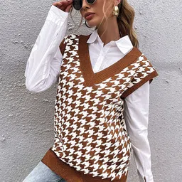 StyleCast x Revolte Women V-Neck Knitted Sweater-image-43