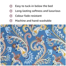 WELLNEST Microfiber Fitted King Bedsheets image 4