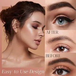 herrlich Natural best black color eyebrow pencil waterproof formula image 5