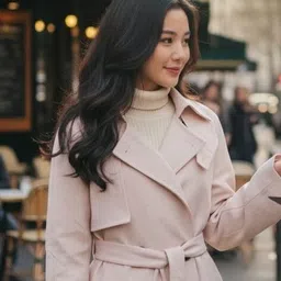 kuclosettrends cotton blend Coat For Women image 2