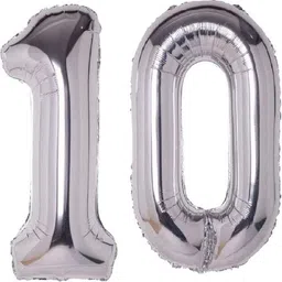 angolalark Solid Blue Foil Number 10 Letter Balloon-picture-26
