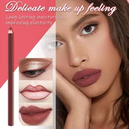 libline 2 in 1 Eyeliner & Lip Liner Pencil with Long Lasting Matte Lip Pencil image 4