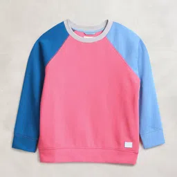 Cherry Crumble Unisex Kids Pink Solid Sweatshirt-picture-37