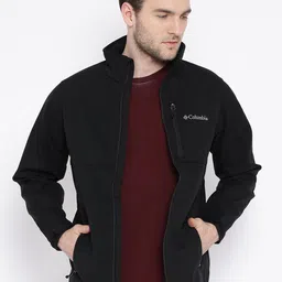 Columbia Black Ascender Water & Wind Resistant Winter & Outdoor Softshell Jacket-picture-29