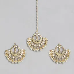 LAIDA White Gold-Plated Handcrafted Embellished Jewellery Set-picture-24