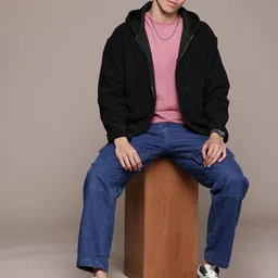 The Roadster Lifestyle Co. Fleece Hooded Sweatshirt image 3