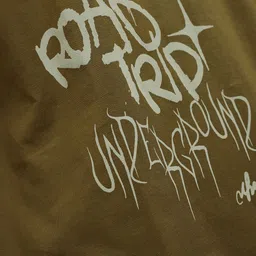 The Roadster Life Co. Men Typography Printed Pure Cotton Relaxed Fit T-shirt image 3