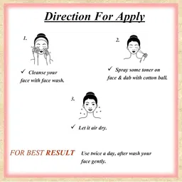 Elecsera Pure & Natural Rose Water Toner - 100 ml image 3