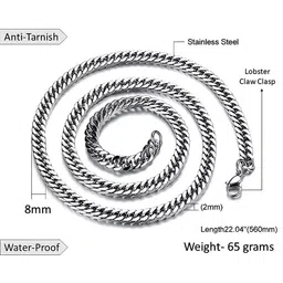 Minprice Men Silver-Plated Chain image 4