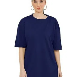 NOTWILD Women Pack Of 2 Solid Round Neck Cotton T-shirts-picture-12