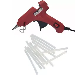 Fadman 20 W Standard Temperature Hot Melt Mini Glue Gun with 12 Stick Red 7 mm Stick Dia., 59-Redmini-20wt-12-St-picture-31