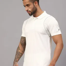 VECTOR X Men Solid Polo Collar T-Shirt image 4