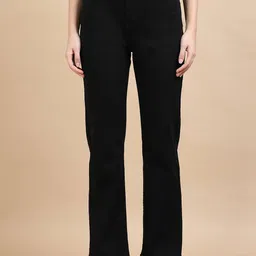 URBAN POCHE Women Solid Straight Fit High-Rise Jeans-picture-21