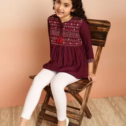 Ishti Embellished Embroidered Top image 3