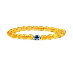 SINDURRI CREATIONS Unisex Metal Yellow Blue Evil Eye Bracelet-picture-24
