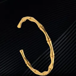 RKB Sales Women Cubic Zirconia Antique Gold-Plated Cuff Bracelet-picture-31