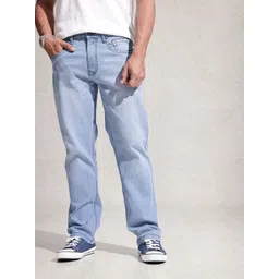 WROGN Men Anti Fit Light Fade Stretchable Jeans image 2