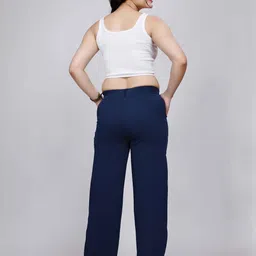 NU CLOTHS Women Pack Of 2 Original Regular Fit Mid-Rise Trousers image 5