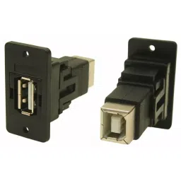 RS PRO Straight Panel Mount USB Connector 2 Port Type A to B, 2188311-picture-17