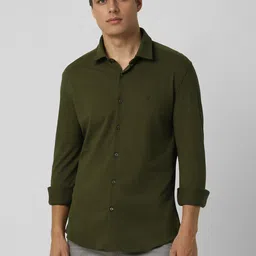Van Heusen Sport Men Slim Fit Solid Casual Shirt-image-75