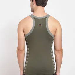 MACHO Men Pack Of 2 Assorted Pure Cotton Innerwear Vests image 3