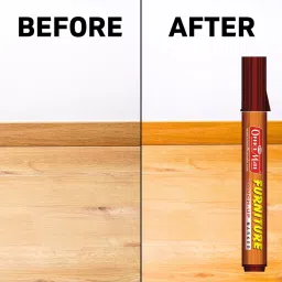 Soni Office Mate Furniture Marker 5.6 mm Chisel Tip Quick Dry, Waterproof Ink, Rich Wood Tones (Pack of 10) image 3