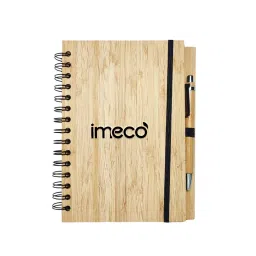 IMECO Bamboo Diary 21x14 cm with Pen Non-Toxic Ink 0.5 mm (0.019 inch) Tip Size Brown, IMEBDWP-picture-32