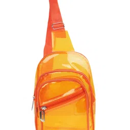 Echo Boomers Transparent Crossbody Backpack - Orange-picture-18
