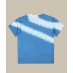 Kidsville Mattel Featuring Half sleeves Barbie Printed Tee-Blue White image 3