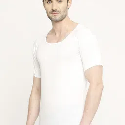 VIP Men Pack Of 6 Short Sleeves Cotton Innerwear Undershirt Vest image 4