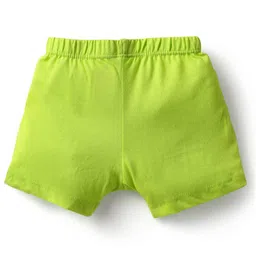 Babyhug 100% Cotton Trunks With Stripes & Ninja Turtles Print Pack Of 3 - Neon Green Blue & Red image 3