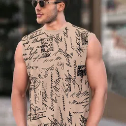 TRIPR Typography Printed Cotton Regular Fit T-shirt-picture-28
