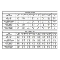 KID1 Silk Woven Full Sleeves Solid Kurta Pyjama With Floral Printed Jacket Set - Peach image 2